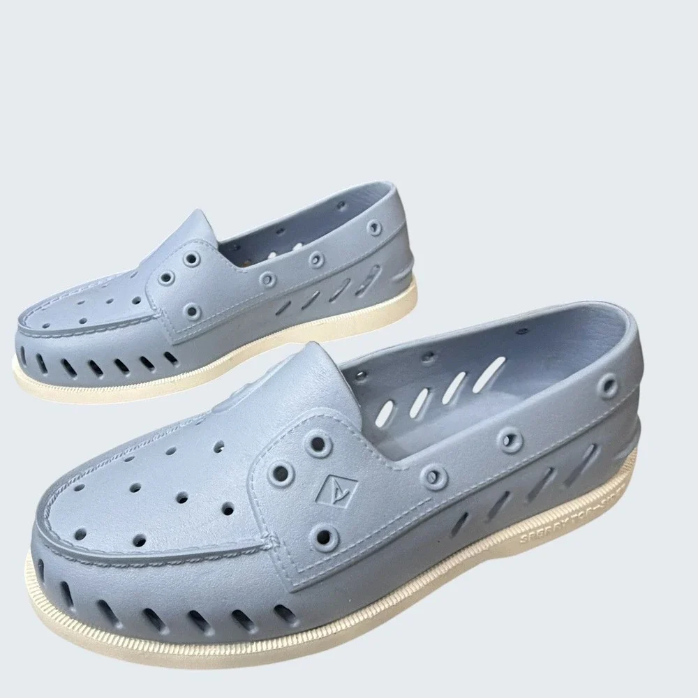 Sperry Authentic Original Float Boat Shoe Unisex W9 M7 Light Blue EVA Breathable